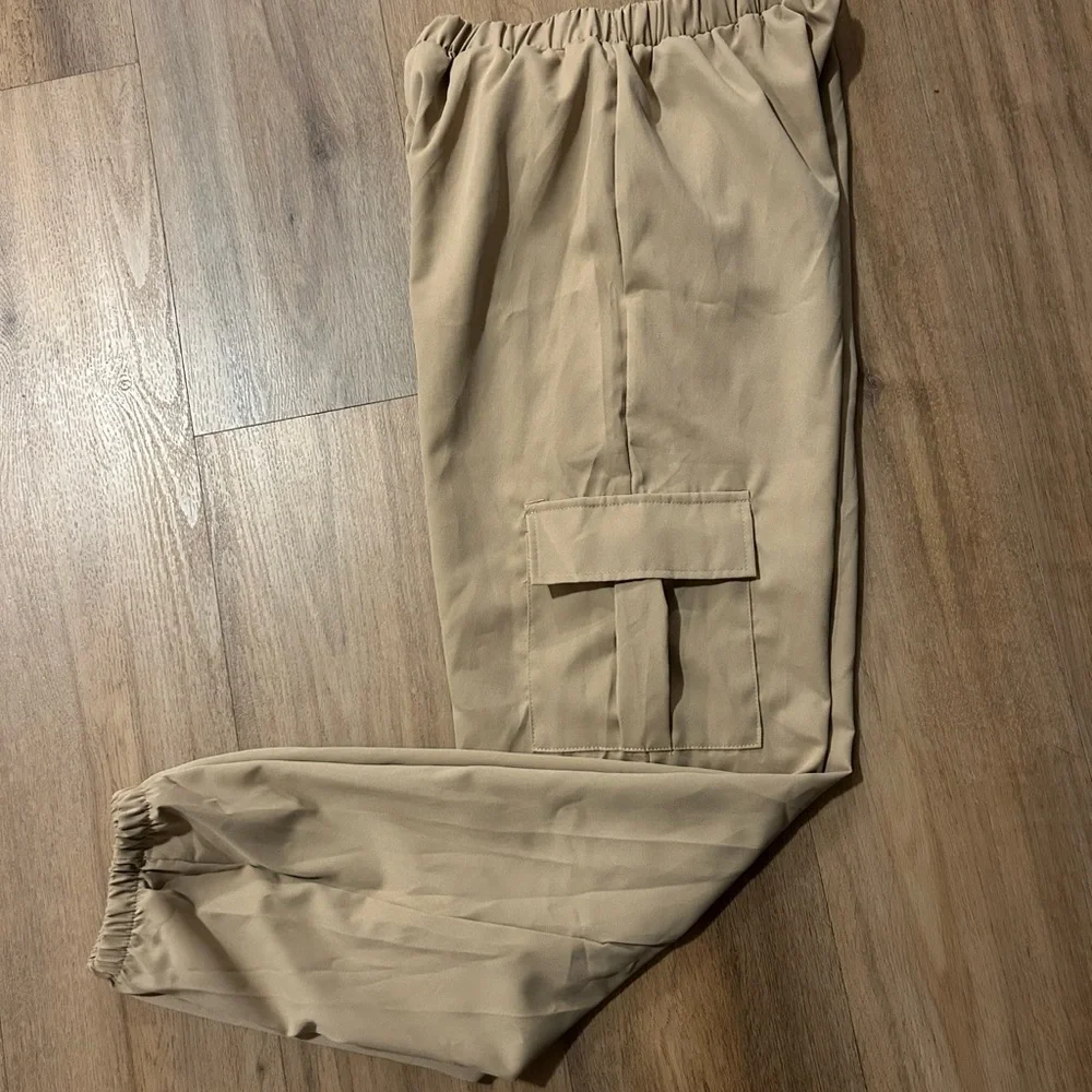 Jogger Tan / Beige Pants Y13-14 Girl